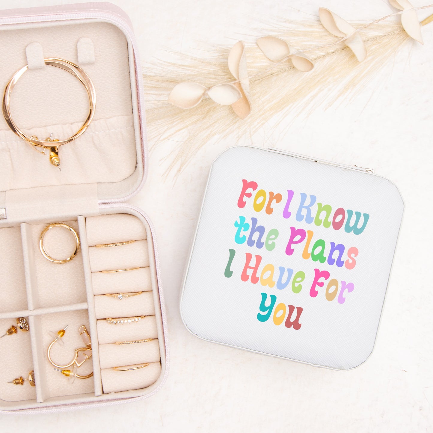 For I Know the Plans I Have For You Jewelry Case (Jeremiah 29:11)